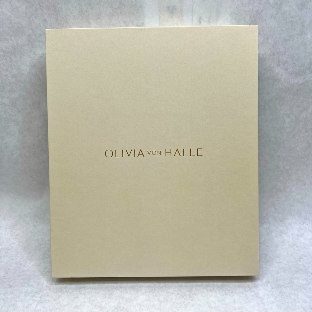 OLIVIA VON HALLE Medium Empty Cream PJ Box